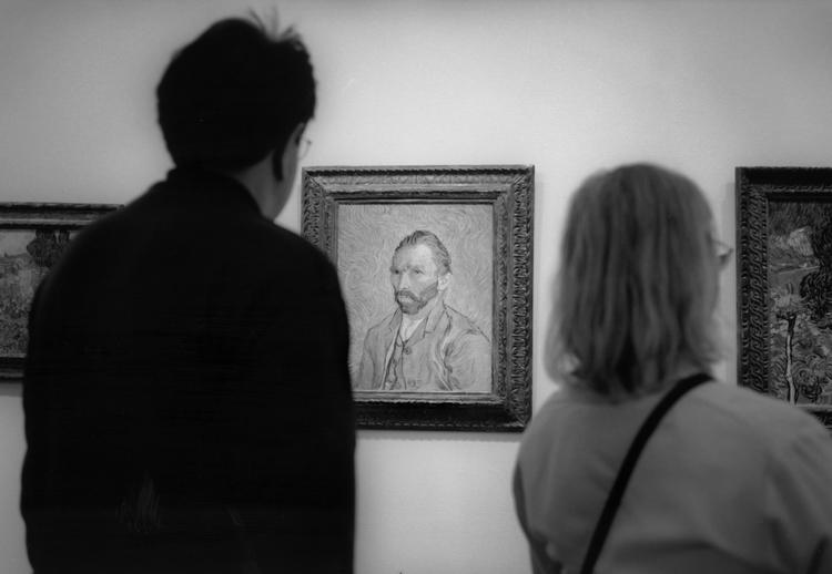 På Van Gogh Museet i Amsterdam kan man studere malerier fra hele kunstnerens virke. Dårlige som gode år.
   