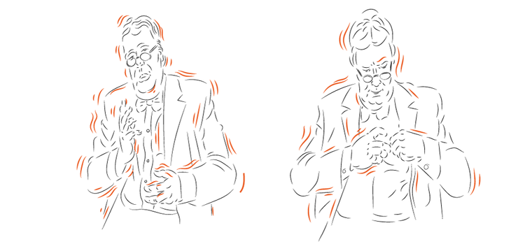 Patienter med Parkinsons sygdom udsender en ubehagelig lugt, som dog kun kan opfanges af en fintfølende næse. Illustration:  Mads Pedersen