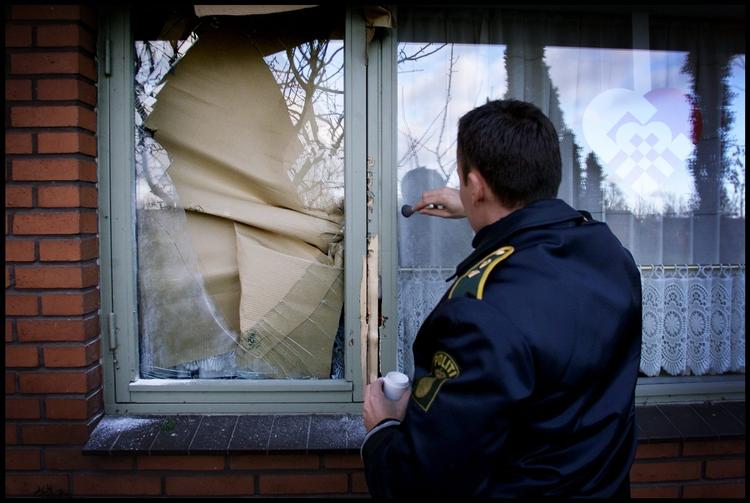 Politiet i Glostrup skulle efter juleaften i 2009 efterforske et indbrud ved et parcelhus i Hedehusene. 2009 var målt over 10 år rekordåret for anmeldte indbrud i boliger. Arkivfoto Thomas Borberg