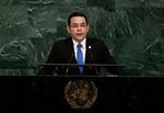 Guatemalas præsident, Jimmy Morales. 
