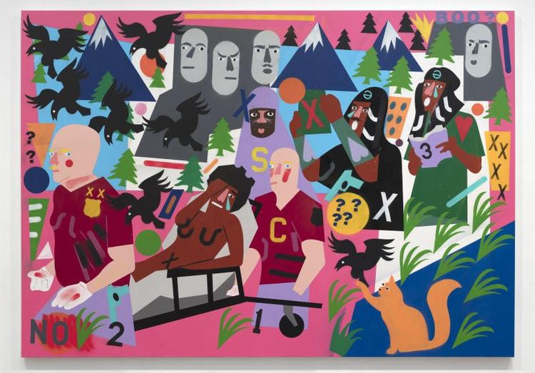 Maleri Nina Chanel Abney, Jack Shainman Gallery