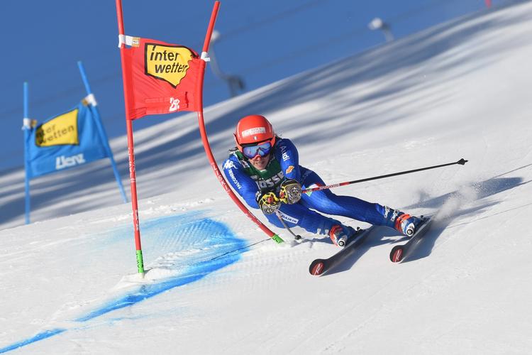 Federica Brignone  kørte et fejlfrit andet gennemløb og vandt World Cup-løbet i Lienz foran ellers formstærke Mikaela Shiffrin fra USA. 
