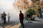 Der har været demonstrationer mange steder i Iran de seneste dage. Her er det i hovedstaden Teheran.  