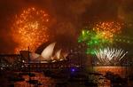 
    Nytåret blev skudt ind med maner i Sydney i Australien. 