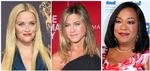300 kvinder er gået sammen om bevægelsen Time's Up. Heriblandt Reese Witherspoon (tv), Jenifer Aniston (i midten) og tv-producer Shonda Rhimes (th). 