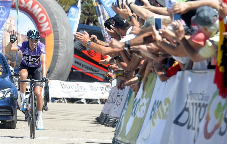Mikel Landa kører i mål som vinder af Vuelta a Burgos, men stiler efter at nå til tops i en af de store rundture. 
