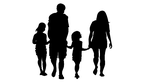 silhuet-familie