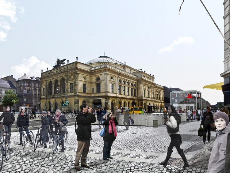 Den eksisterende metrotrappe ved Magasin bliver fjernet, og i stedet bygger vi en ny trappe for enden af Strøget. Ved Det Kongelige Teater etablerer vi en bagtrappe, så der er to ind- og udgange til stationen.  

Når den nye metrostation er færdig, findes der hele fire elevatorer på Kongens Nytorv. På den gamle station er der en elevator i hver ende af stationsrummet, og det vil også være tilfældet på den nye.

Efter at byggepladsen på Kongens Nytorv er fjernet, vil cirka 100 lindetræer blive plantet i to rækker i en rotunde omkring Krinsen på Kongens Nytorv.

Når Cityringen åbner, bliver Kongens Nytorv en af de tre mest besøgte stationer i Danmark. 