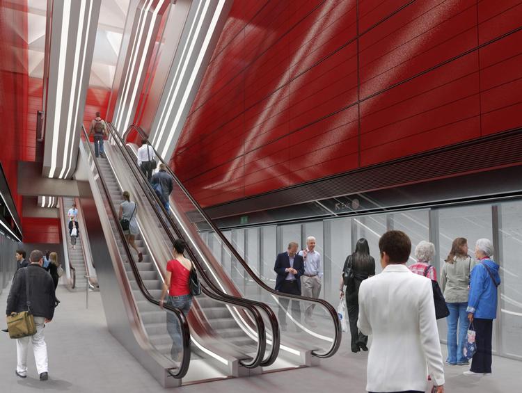 Metrostationen Østerport bliver i en varm og dyb rød farve, der signalerer trafik, transport og transit.

Den røde farve går igen på tre af Cityringens metrostationer, hvor der er mulighed for at skifte til S-tog. Det gælder udover Østerport også København H og Nørrebro, ligesom den kommende metrostation ved Nordhavn Station også bliver rød.

Den dybe røde farve er derfor en hilsen til S-togene og DSB. 