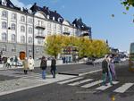 Metrostationen placeres på Oslo Plads parallelt med karéen mellem Kristianiagade og Østbanegade. Parkeringsarealet inddrages til stationsforpladsen, hvor stationselementer som hovedtrappe, elevatorer og ovenlys bliver placeret.

Østerport bliver en stor omstigningsstation mellem metro, bus, S-tog og regionaltog. Der vil derfor blive etableret en underjordisk gennemgang fra metrostationen til Østerports øvrige perroner, så man nemt kan skifte mellem de forskellige transportformer. På gadeplan vil der blive plantet træer på stationsforpladsen, som spiller sammen med resten af Dag Hammarskjölds Allé. 