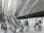 Ud med klunkestilen og de mørke stuer og ind med store vinduer og lysindfald. Det var den moderne arkitekturs drivkraft i begyndelsen af det forrige århundrede. Resultatet er især tydeligt nær den nye metrostation ved Poul Henningsens Plads med det berømte boligbyggeri Øbrohus, der er kendt for sit særlige og gentagende mønster på facaden.

Væggene på den nye station vil derfor bestå af store, keramiske plader i forskellige cremefarver, der er sat op i et mønster, inspireret af Øbrohus. 
