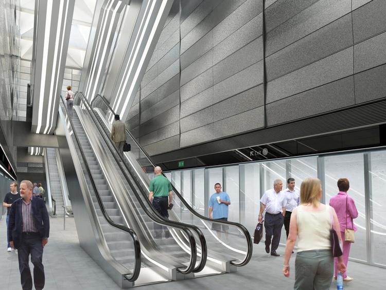 Lys og naturvidenskab går hånd i hånd. Derfor skal der leges med lyset i stationen på Skjolds Plads, der ligger tæt på det nuværende Nørre Campus og den kommende Niels Bohrs Science Park. Vægbeklædningen vil få en sølvfarvet bagside og en gennemsigtig overflade af strukturglas, der lader dagslyset give rummet karakter. Farvenuancerne vil derfor ændre sig alt efter, hvornår på dagen passagererne oplever stationen. 