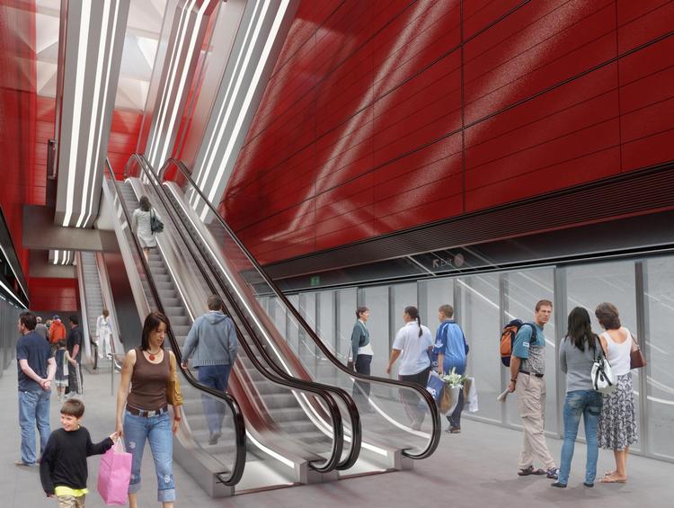 Nørrebro Station bliver i en varm og dyb rød farve, der signalerer trafik, transport og transit. Den røde farve går igen på tre af Cityringens metrostationer, hvor der er mulighed for at skifte til S-tog. Det gælder København H, Østerport og Nørrebro.

Den dybe røde farve er derfor en hilsen til S-togene og DSB. Når Nordhavn Station åbner i begyndelsen af 2020, bliver den også rød.  