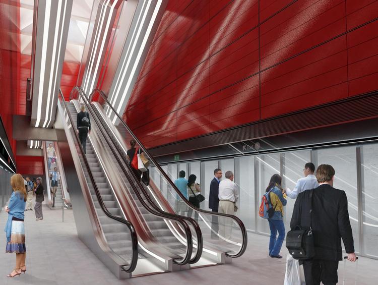 København H bliver i en varm og dyb rød farve, der signalerer trafik, transport og transit. Den røde farve går igen på tre af Cityringens metrostationer, hvor der er mulighed for at skifte til S-tog. Det gælder København H, Østerport og Nørrebro. Den dybe røde farve er derfor en hilsen til S-togene og DSB. 