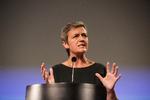 Margretge Vestager fortsætter sit opgør med Google og andre netgiganter. Arkivfoto Melissa Kühn Hjerrild/POLFOTO
