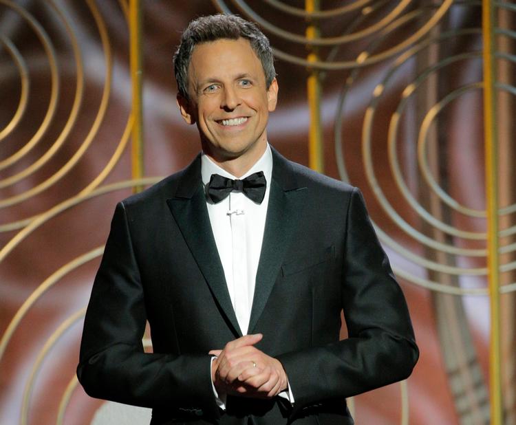 Værten Seth Meyers åbnede showet med at henvise til #MeToo-kampagnen, hvor kvinder i ikke mindst filmbranchen har stået frem og fortalt om seksuelle krænkelser og overgreb. 