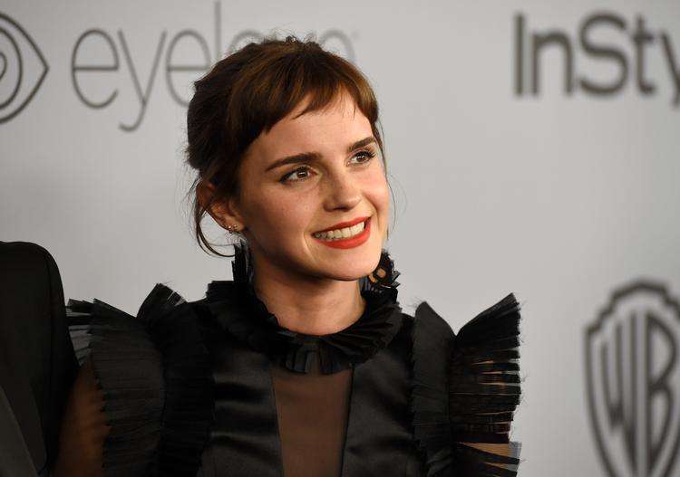 Sammen med forfattere Reni Eddo-Lodge skal skuespilleren Emma Watson være med til at give samtlige metrostationer i London navn efter en kvinde eller non-binær person. Det bliver selvfølgelig ikke stationernes officielle navn, men kommer til at figurere på et særligt kort publiceret af Haymarket Books. Foto: Chris Pizzello/Ritzau Scanpix