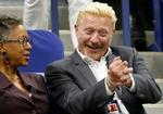 Boris Becker, der her ses i godt humør under sidste års US Open, har Caroline Wozniacki med i sit favoritfelt til Australian Open.
   