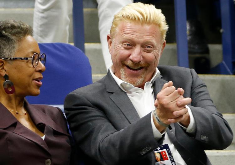 Boris Becker, der her ses i godt humør under sidste års US Open, har Caroline Wozniacki med i sit favoritfelt til Australian Open.
   