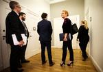 Udlændinge- og integrationsminister Inger Støjberg ved fredagens samråd, hvor det kom frem, at ministeriet leder efter syv udlændinge, som kan være ulovligt udvist. Den ene af dem har nu fået besked på, han hans sag bliver genoptaget.  