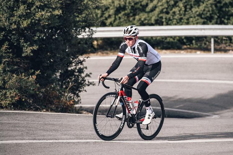 Søren Kragh i fuld gang med træningen til den kommende sæson. Foto: Team Sunweb. 