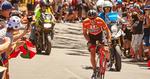 Richie Porte på vej mod sejren på sidste års kongeetape i Tour Down Under til Willunga Hill. Foto: Tour Down Under. 