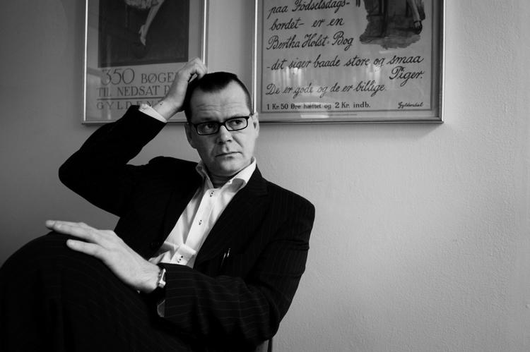 Den finske forfatter Kari Hotakainen er ude med bogen 'Åndehul'.  Arkivfoto Hilde Lillejord