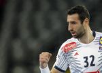 Raphaël Caucheteux måler 2,02 meter og er med ved sin første slutrunde.  
