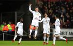 Swanseas Alfie Mawson scorede kampens eneste mål.  