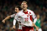 Christian Eriksen sendte Danmark til VM med et hattrick mod Irland.  