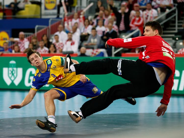 Den norske målmand Thorbjørn Bergerud var en afgørende spiller for sit hold, da Sverige blev besejret onsdag aften i Kroatien.  