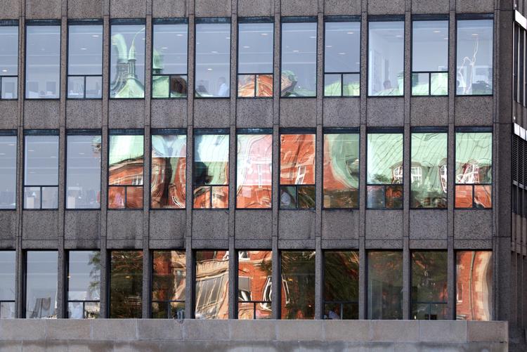 Det er bygningen her, der skal gå fra at være  Nordeas Hovedkvarter til at være et af Københavns nye hoteller.  
