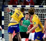 Hverken  Niklas Landin eller Jannick Green havde nogen stor aften i det danske mål. Og det er nødvendigt, hvis man vil spille med om guld. 
   