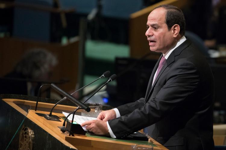 Egyptens siddende præsident, Abdel Fattah el-Sisi. 