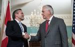 Danmarks udenrigsminister, Anders Samuelsen, besøgte i går sin amerikanske kollega, Rex Tillerson i Washington.  
