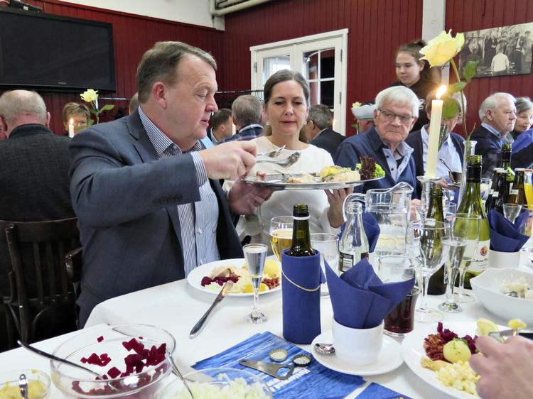 
    Statsminister Lars Løkke Rasmussen (V) da han for nyligt deltog i nytårskur i Thyborøn 
