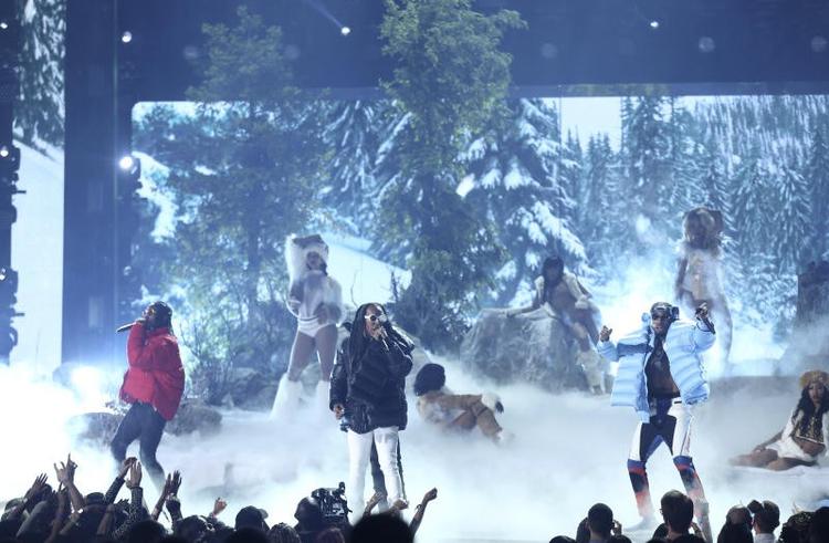 Migos formår ikke at holde dampen oppe hele vejen igennem på det nye album 'Culture II'. Arkivfoto Matt Sayles/AP