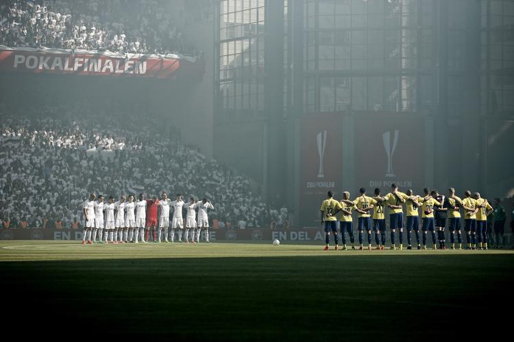FCK og Brøndby i sidste års pokalfinale i Parken. I dag bliver det en anderledes kold arbejdsdag. 
   