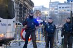 Der er forhøjet beredskab i Bruxelles under retssagen mod Abdeslam.  