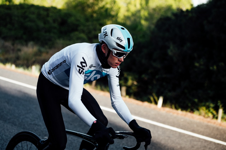 Chris Froome har koncentreret sig om træning i Sydafrika, men i næste uge er han klar til sæsondebut. Foto: Team Sky. 