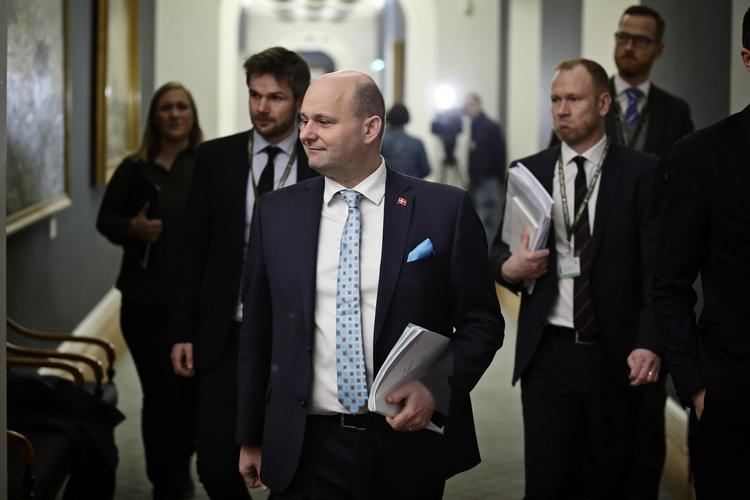 Justitsminister Søren Pape i samråd