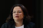 
    Andrea Nahles må vente til et landsmøde den 22. april med at blive den nye stærke dame hos de tyske socialdemokrater. 