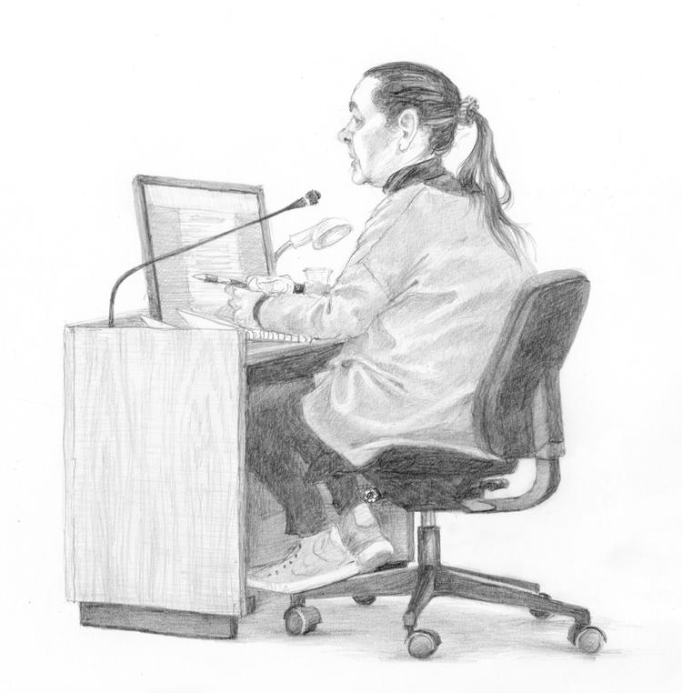 Afhøringen af den svindelanklagede Susanne Fryland fortsatte på tredje retsmøde i Københavns Byret. Roald Als/POLITIKEN