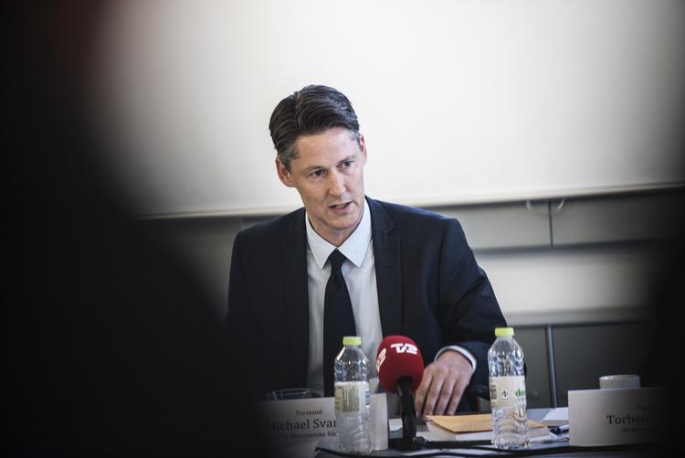Overvismand og professor i økonomi på Aarhus Universitet Michael  Svarer.

Foto: Casper H. Christensen
   
