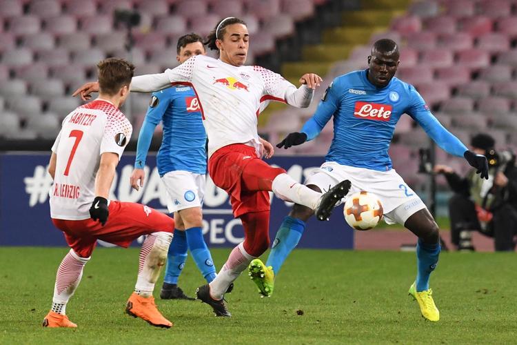 Yussuf Poulsen spillede uselvisk på tværs, da Leipzig vendte 0-1 til 3-1. 