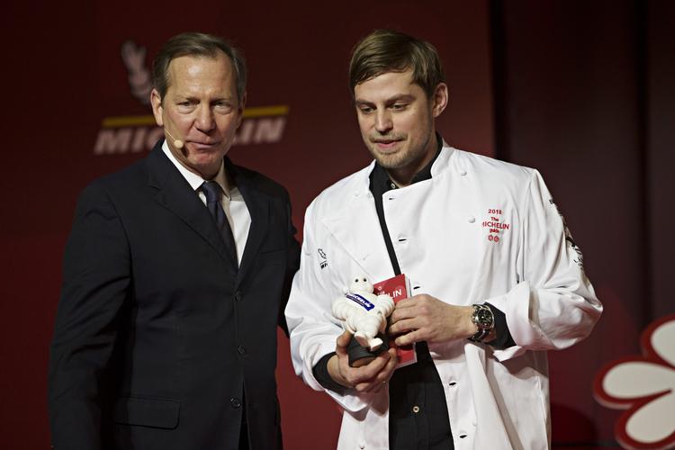 Nicolai Nørregaard, kokken bag de to Kadeau-restauranter, har fået endnu en stjerne for restauranten Kadeau København. Martin Lehmann/POLFOTO