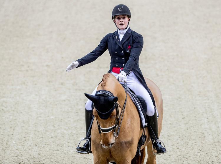  Cathrine Dufour med sin bedste ven.  Tt News Agency/Ritzau Scanpix