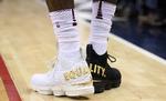 LeBron James brugte sidste weekends All Star-kamp til at udbrede sine politiske budskaber.(AP Photo/Nick Wass, File)
   Nick Wass/AP