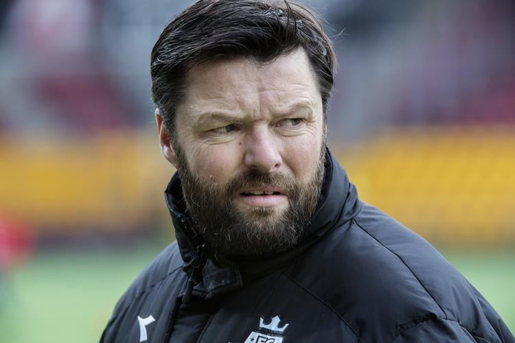 Christian Lønstrup mener ikke, at FC Helsingør er under Superliga-niveau på trods af kritik. (Foto: Claus Bech/Scanpix 2018)
   Claus Bech/Ritzau Scanpix