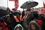I hovedstaden Rom forløb den store demonstration fredeligt. Alessandra Tarantino/AP